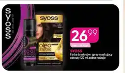 Koliber drogerie Syoss farba do włosów, spray maskujący odrosty oferta