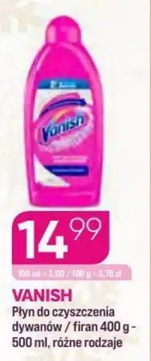 Koliber drogerie Vanish płyn do czyszczenia dywanów / firan oferta
