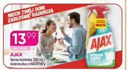 Koliber drogerie Ajax spray łazienka + ściereczka z mikrofibry oferta