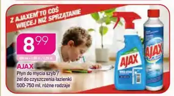 Ajax płyn do mycia szyb / żel do czyszczenia łazienki
