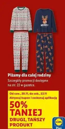 Lidl Piżama dziecięca Lupilu oferta