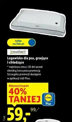 Lidl Legowisko dla psa Zoofari oferta