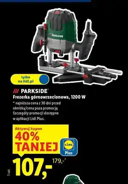 Lidl Frezarka górnowrzecionowa 1200 w Parkside oferta