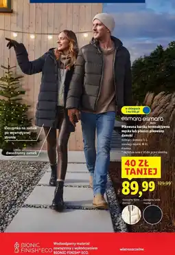 Lidl Kurtka męska pikowana Esmara oferta