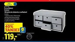 Lidl Skrzynia do siedzenia z szufladami Livarno Home oferta