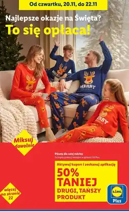 Lidl Piżama dziecięca oferta
