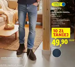 Lidl Jeansy slim fit męskie Esmara oferta