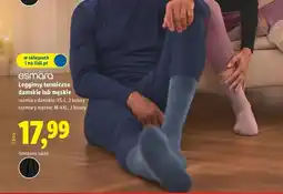 Lidl Legginsy termiczne męskie Esmara oferta