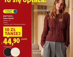 Lidl Sweter damski s-l Esmara oferta