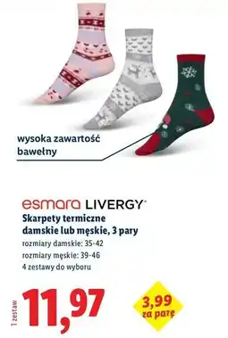 Lidl Skarpetki rozm. 39-46 Livergy oferta