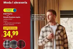 Lidl Koszula flanelowa męska Esmara oferta
