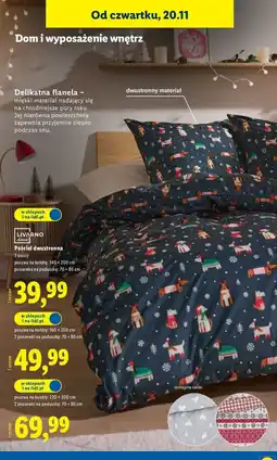 Lidl Komplet pościeli 200 x 220 cm + 2 70 80 Livarno Home oferta