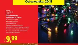 Lidl Łańcuch świetlny 50 led Livarno Home oferta