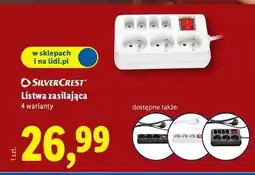 Lidl Listwa zasilająca 3 gniazda 1.5 m Silvercrest oferta
