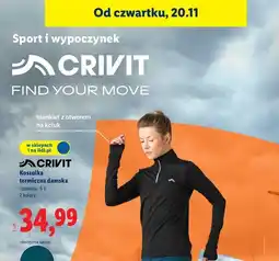 Lidl Koszulka termiczna damska s-l Crivit oferta