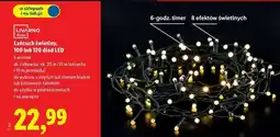Lidl Łańcuch świetlny 120 led Livarno Home oferta