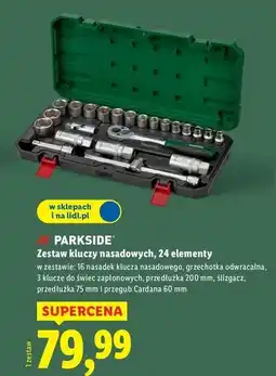 Lidl Zestaw kluczy nasadowych Parkside oferta