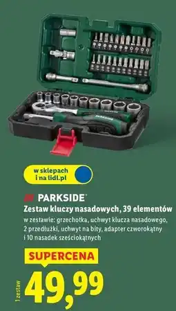 Lidl Zestaw kluczy nasadowych z grzechotką Parkside oferta