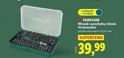 Lidl Zestaw bitów do wkrętaka z grzechotką Parkside oferta