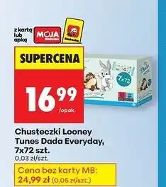 Biedronka Chusteczki looney tunes Dada Everyday oferta