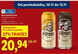 Lidl Piwo Kozel Cerny oferta