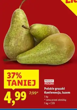 Lidl Gruszka konferencja oferta