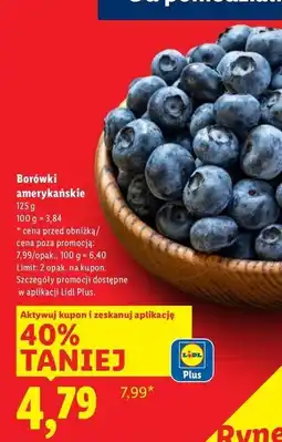 Lidl Borówka amerykańska oferta