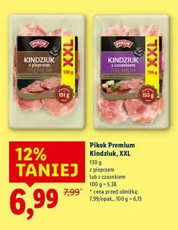 Lidl Kindziuk z pieprzem Pikok oferta