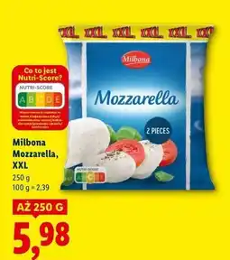 Lidl Ser mozzarella Milbona oferta