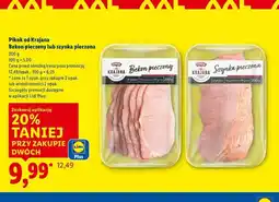 Lidl Bekon pieczony Pikok Od Krajana oferta