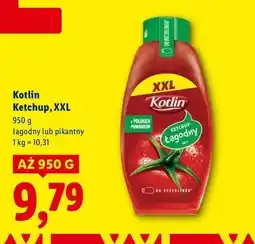 Lidl Ketchup łagodny Kotlin oferta