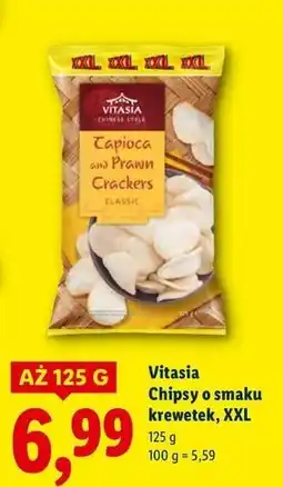 Lidl Chipsy krewetkowe Vitasia oferta
