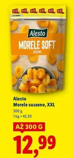 Lidl Morele suszone Alesto oferta