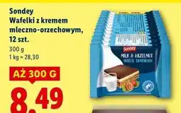 Lidl Wafelki carre Sondey oferta