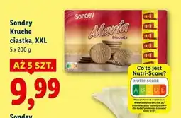 Lidl Ciastka maria xxl Sondey oferta