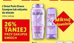 Lidl Odżywka do włosów L'oreal Elseve Hyaluron Plump oferta