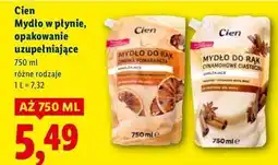 Lidl Mydło w płynie cynamonowe ciasteczko Cien oferta