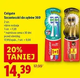 Lidl Szczoteczka do zębów charcoal gold Colgate 360 oferta