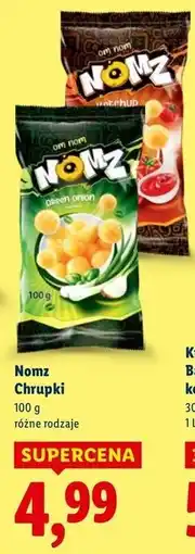 Lidl Chrupki ketchup Nomz oferta