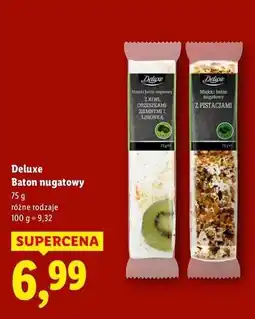 Lidl Baton nugatowy z pistacjami Deluxe (Schwarz) oferta