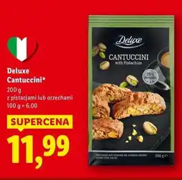 Lidl Ciastka cantuccini z pistacjami Deluxe (Schwarz) oferta
