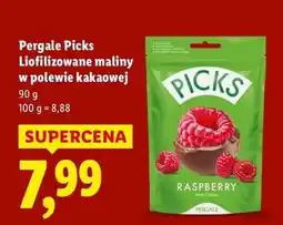 Lidl Maliny w czekoladzie Picks oferta
