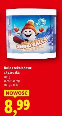 Lidl Kulki czekoladowe snow balls Łuczniczka oferta