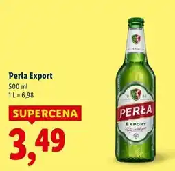 Lidl Piwo Perła Export oferta