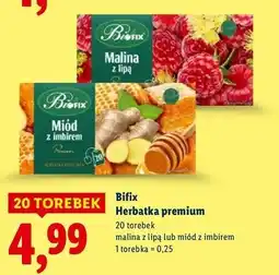 Lidl Herbatka miodowo-imbirowa Bifix Premium oferta