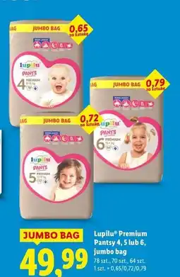 Lidl Pieluchomajtki 5 junior Lupilu Pants Premium oferta