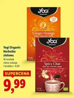 Lidl Herbatka spicy chai Yogi Tea oferta