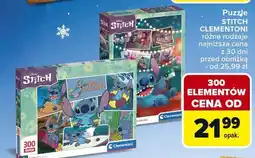 Carrefour Market Puzzle stitch 1000 el. Clementoni oferta