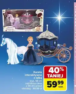 Carrefour Market Lalka księżniczka z jednorożcem i karetą oferta