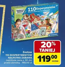 Carrefour Market Naukowa zabawa - 110 eksperymentów Clementoni oferta